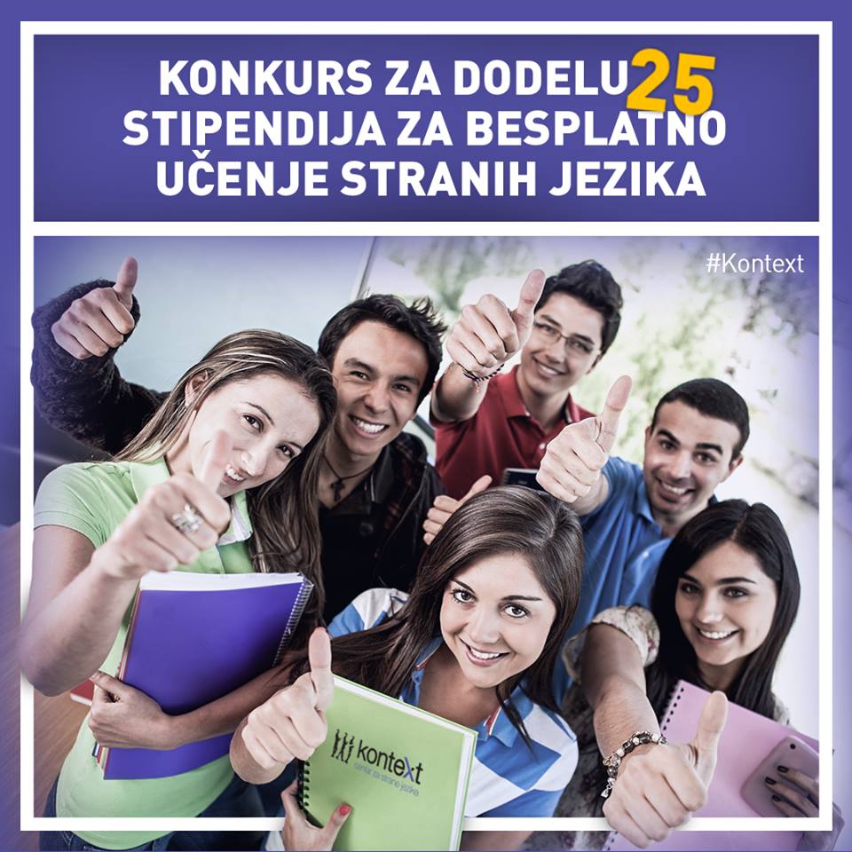 Konkurs za besplatno ucenje jezika Feb 2016 - Kontext