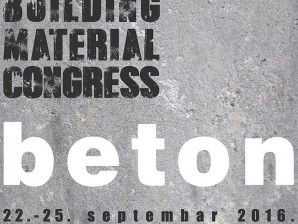 Prvi Međunarodni kongres građevinskih materijala: BETON – Magacin Macura (22-25. septembar 2016.)