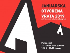 Догађај: Јануарска отворена врата Архитектонског факултета – 21. јануар 2019.