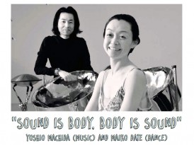 Перформанс:  “Sound is Body, Body is Sound“ јапанских уметника Јошија Маћиде и Маико Дате у читаоници библиотеке Архитектонског факултета