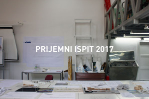 Prijemni ispit 2017. za upis u prvu godinu studijskih programa Arhitektonskog fakulteta u Beogradu