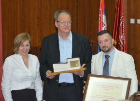Признање „Златна мистрија“ проф. др Ненаду Шекуларцу за пројекат у Хиландару
