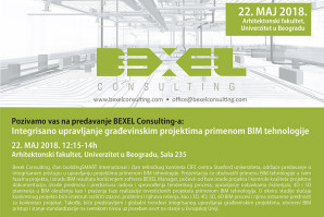 Predavanje: Integrisano upravljanje građevinskim projektima primenom BIM tehnologije – BEXEL Consulting