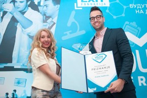 Andrej Josifovski dobitnik jedne od nagrada konkursa „Youth Heroes“ EXIT fondacije