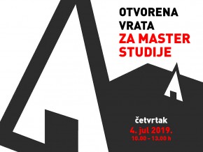 Отворена врата Архитектонског факултета за мастер студије – 4. јул 2019.