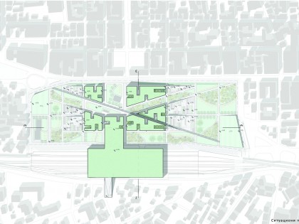 Формирање хибридног и мултифункционалног урбаног простора на полигону јавног простора испред железничке станице у граду Пескара, Италија. Пројекат ,,Green Hub”