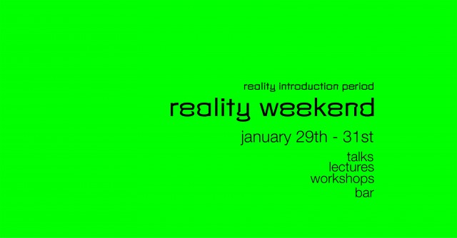 Reality Weekend 29-31. januar