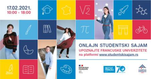 ONLAJN STUDENTSKI SAJAM: UPOZNAJTE FRANCUSKE UNIVERZITETE