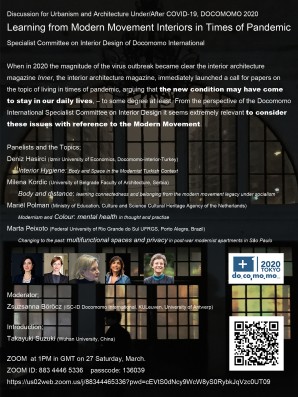 ОНЛИНЕ ДИСКУСИЈА – Поуке модернистичког ентеријера у време пандемије