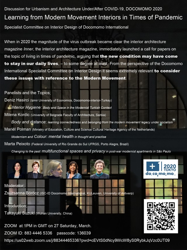 ОНЛИНЕ ДИСКУСИЈА – Поуке модернистичког ентеријера у време пандемије