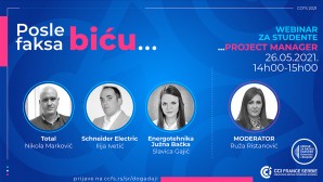 Interaktivni vebinari za studente “Kad završim faks biću…”