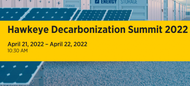 Дводневни самит о зеленој енергији: Hawkeye Decarbonization Summit 2022