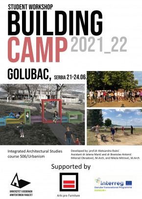 Report from DANUrB + student camp in Golubac 21-24. June 2022