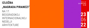 Отварање изложбе „Награда Пиранези” у оквиру 17. Београдске интернационалне недеље архитектуре