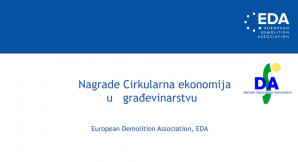 Nagrade: Cirkularna ekonomija u građevinarstvu