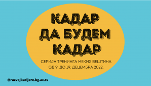 18. ciklus programa “Kadar da budem kadar”