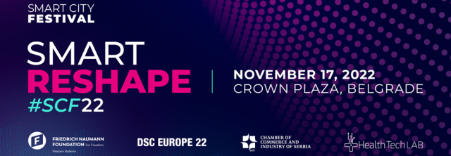 6. међународни фестивал паметних градова „Smart City Festival 2022 – Smart Reshape (#SCF22)“