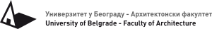 Arhitektonski fakultet Beograd LOGO_final
