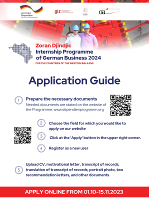 Program stipendija nemačke privrede Zoran Đinđić za 2024. godinu