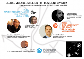 Кључни панели међународне научне конференције Global Village 2 – Shelter for Resilient Living 2