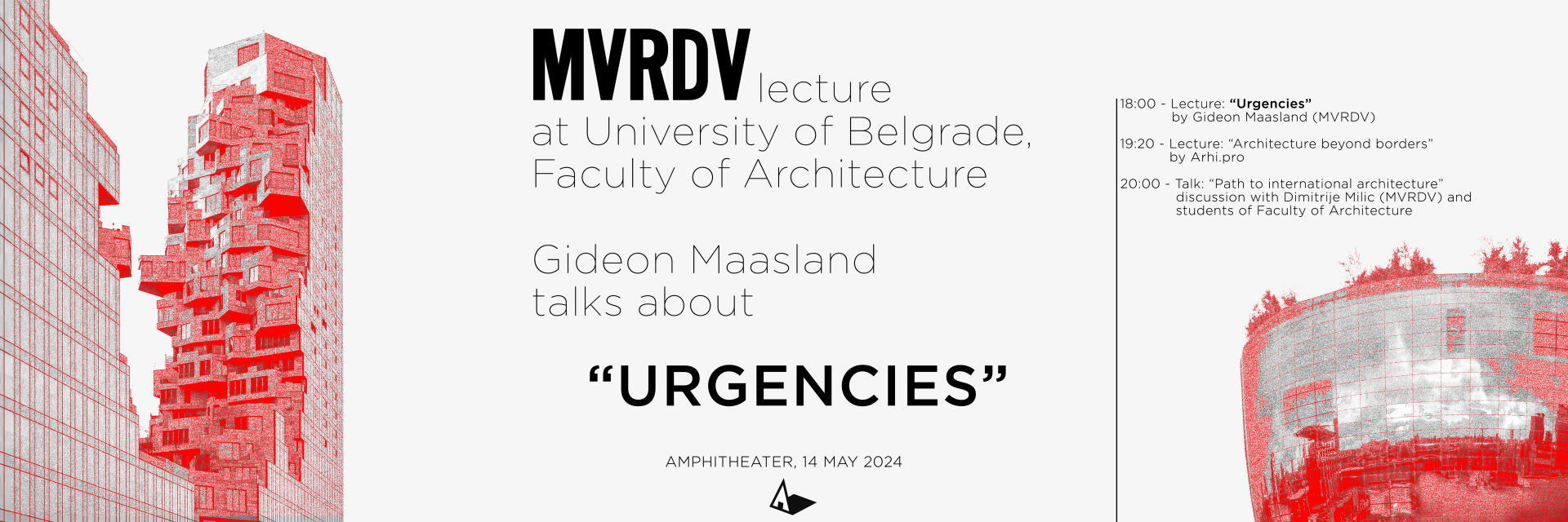 Visiting lecture MVRDV “URGENCIES” Gideon Maasland