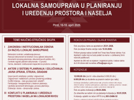 XI naučno-stručni skup „Lokalna samouprava u planiranju i uređenju prostora i naselja“