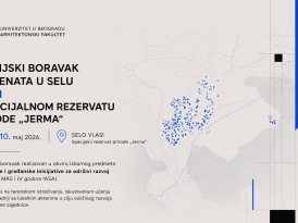 Studijski boravak studenata Arhitektonskog fakulteta u selu Vlasi u Specijalnom rezervatu prirode „Jerma“