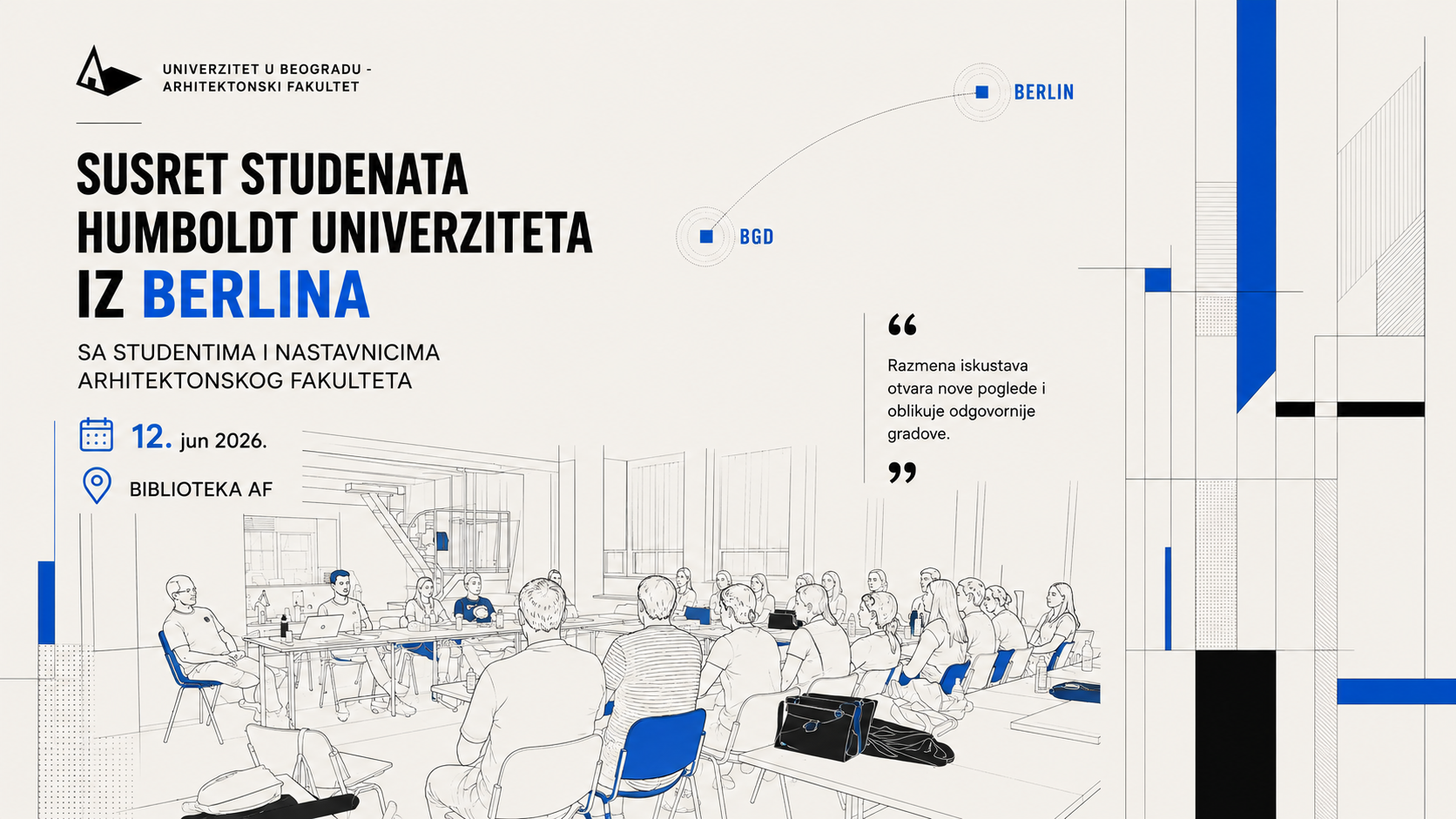 baner studenti poseta