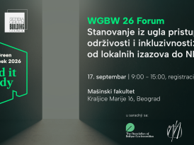 Светска недеља зелене градње – WGBW26 Форум