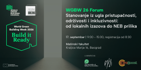 Светска недеља зелене градње – WGBW26 Форум