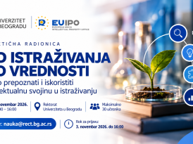 Poziv na EUIPO radionicu „Od istraživanja do vrednosti“
