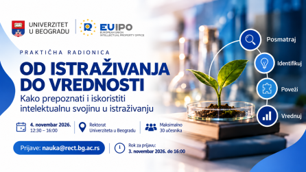 Poziv na EUIPO radionicu „Od istraživanja do vrednosti“